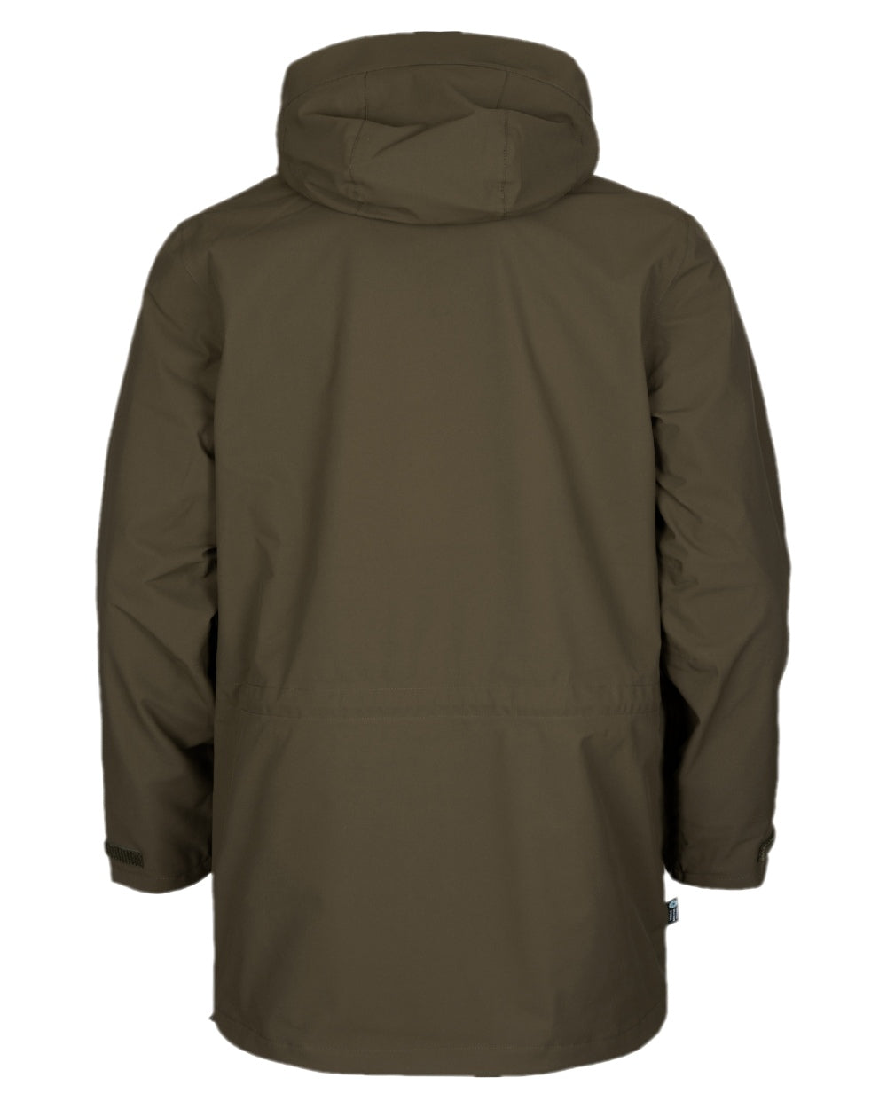 Willow Green Coloured Harkila Orton Tech HWS Packable Smock on white background #colour_willow-green