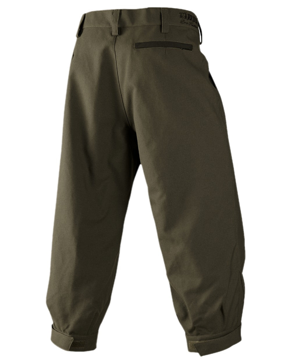 Willow Green Coloured Harkila Pro Hunter Endure Breeks on white background #colour_willow-green