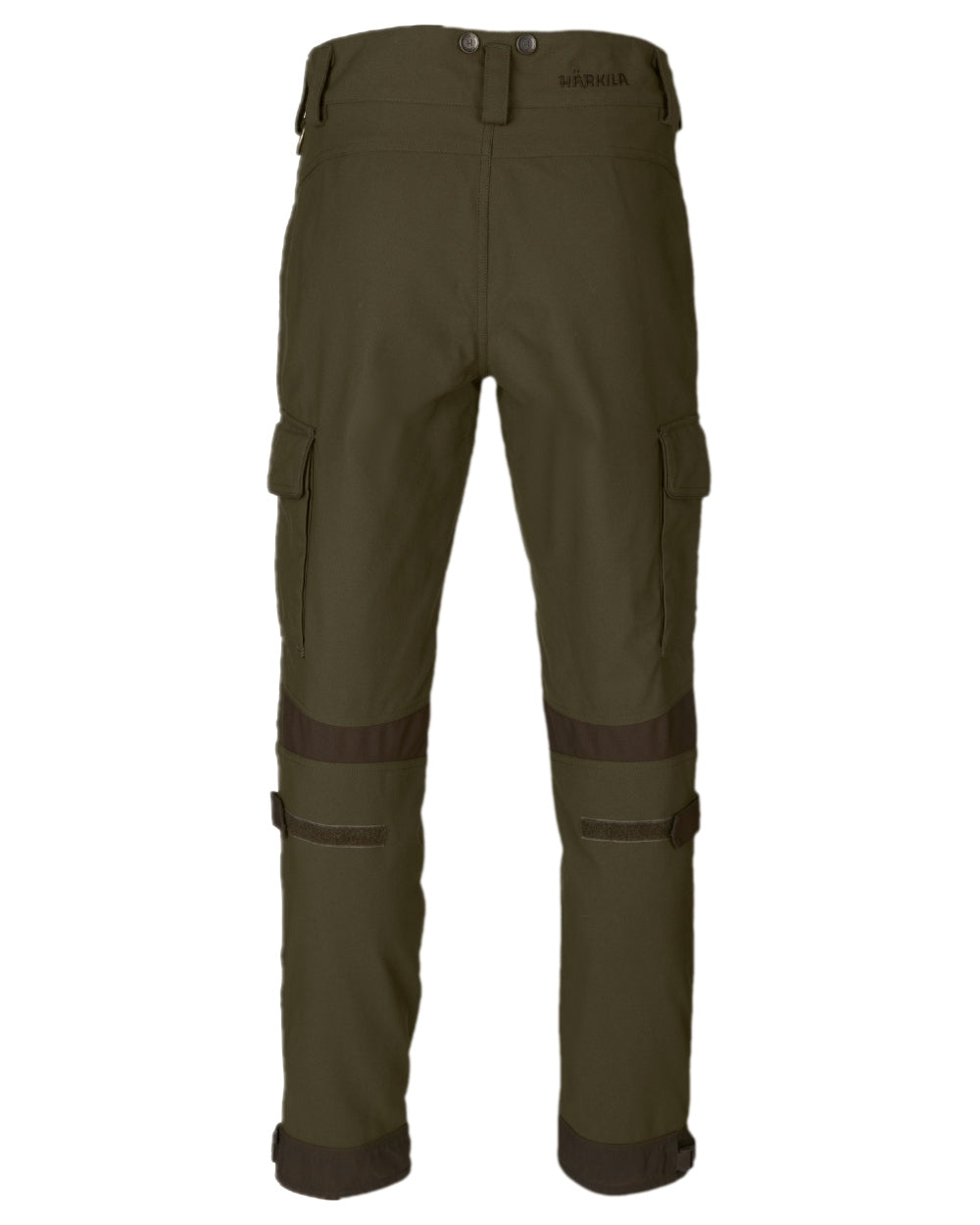Willow Green Coloured Harkila Pro Hunter Endure Trousers on white background #colour_willow-green