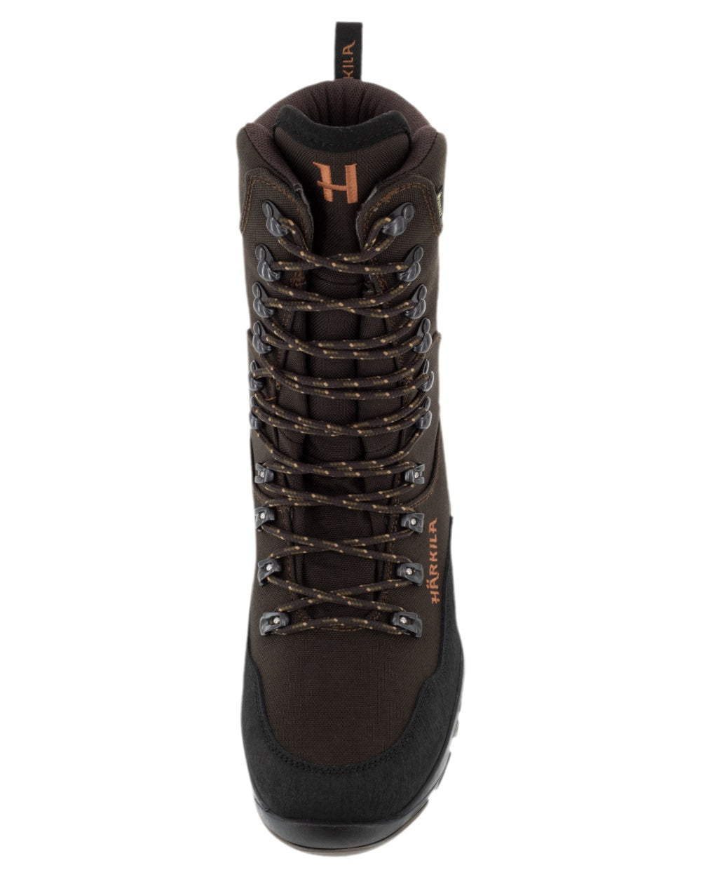 Shadow Brown Coloured Harkila Pro Hunter Light Hi GTX Boots on white background #colour_shadow-brown