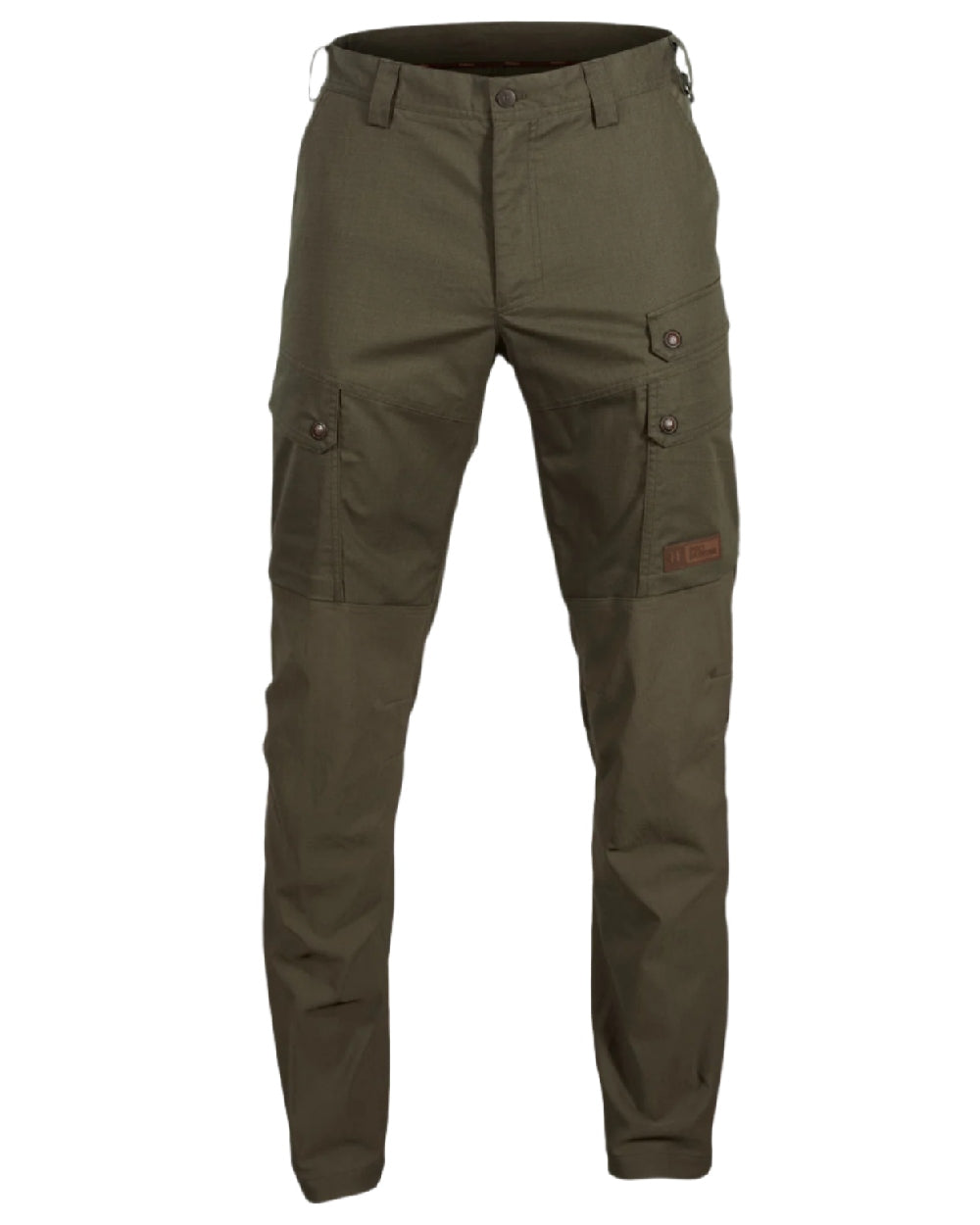 Light Willow Green Coloured Harkila Pro Hunter Light Trousers on white background #colour_light-willow-green