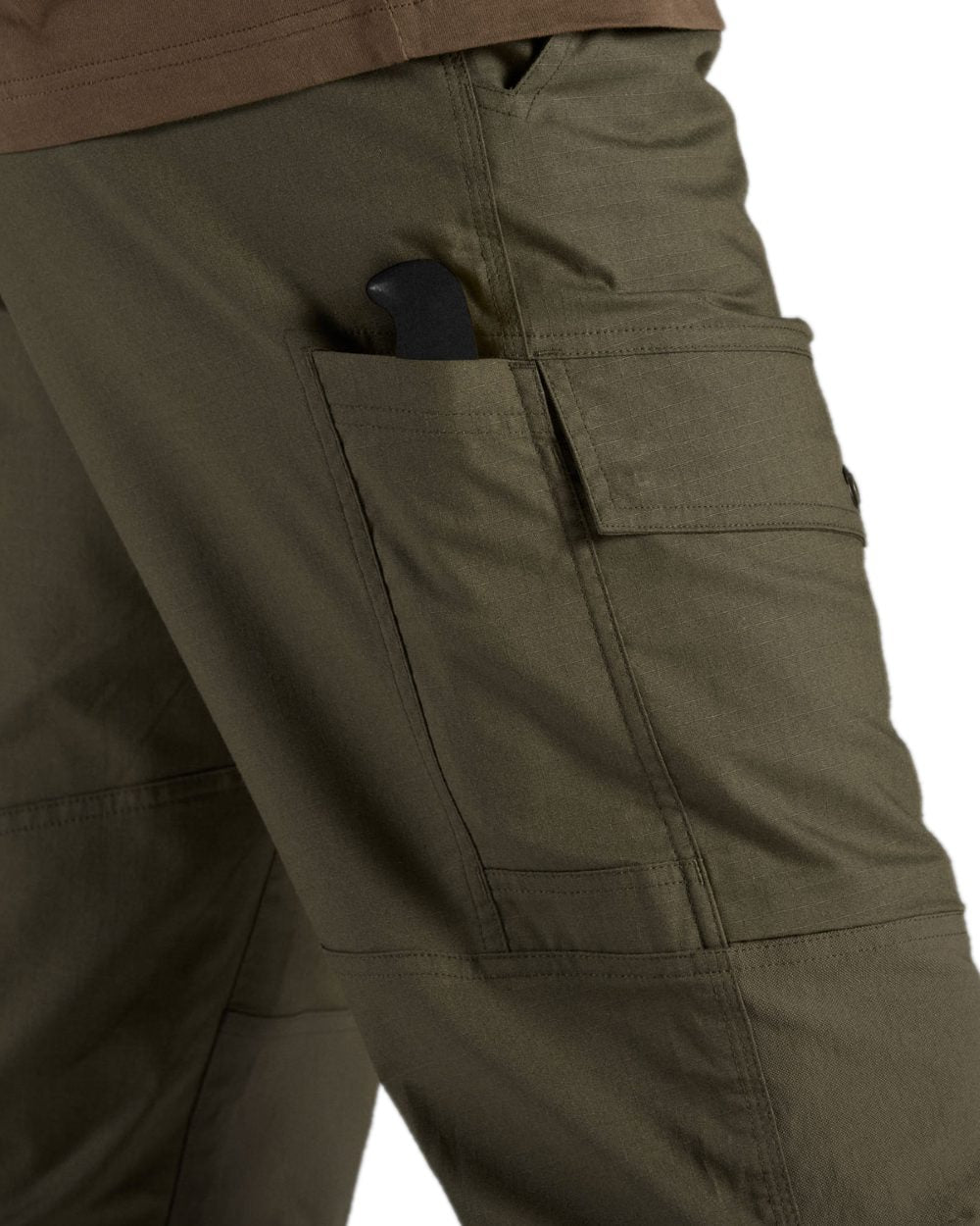 Light Willow Green Coloured Harkila Pro Hunter Light Trousers on white background #colour_light-willow-green