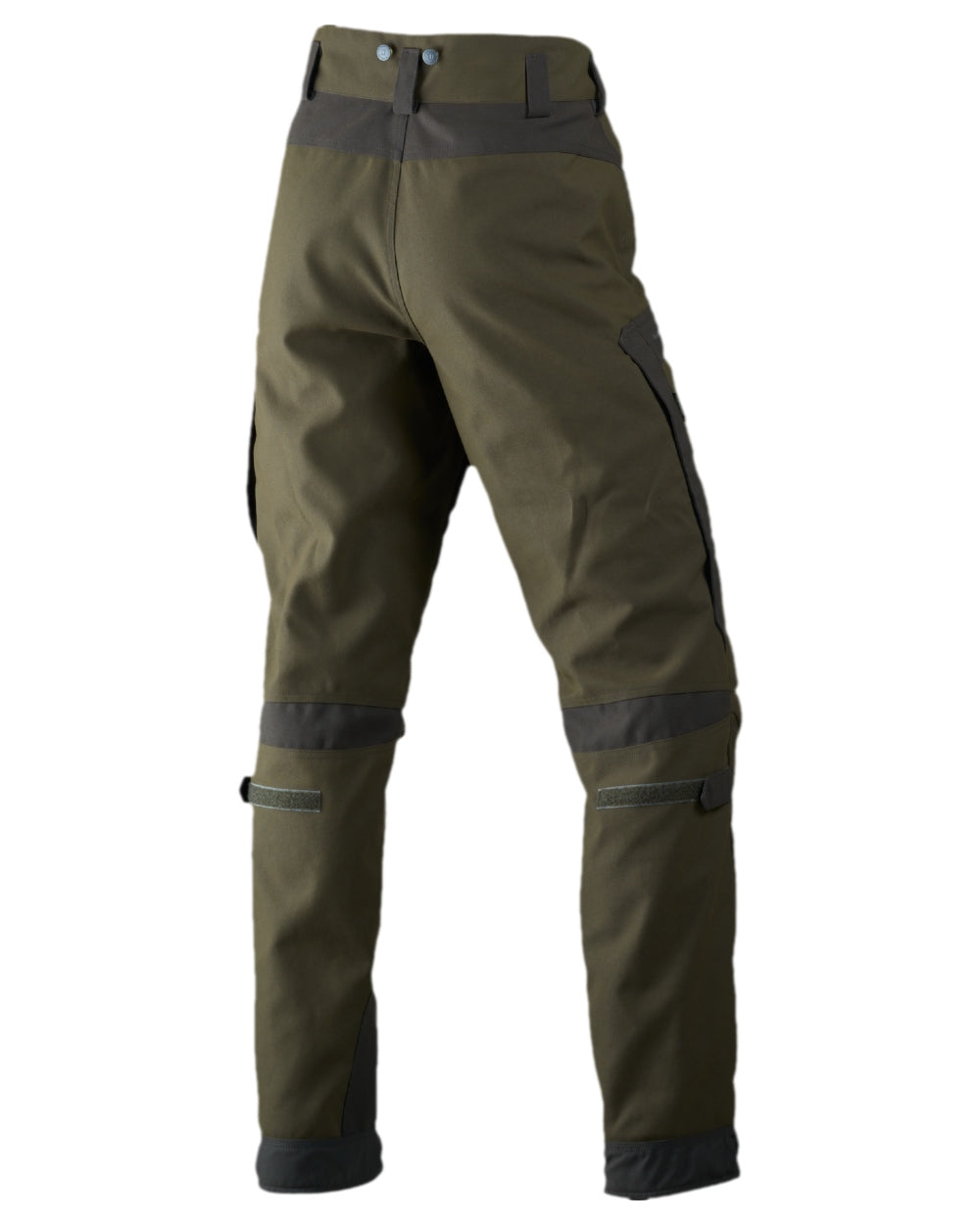Willow Green Coloured Harkila Pro Hunter Move Trousers on white background #colour_willow-green