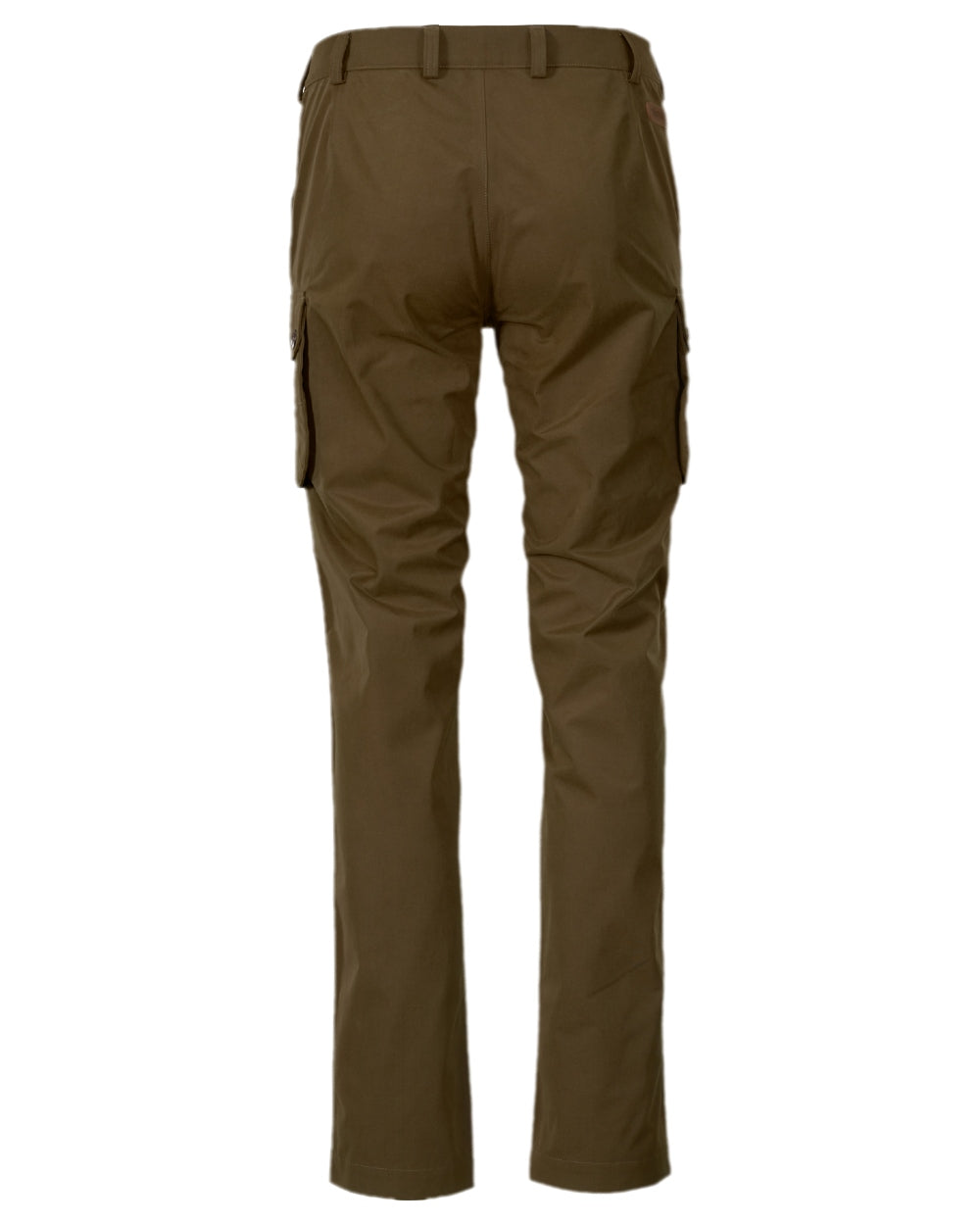 Warm Olive Coloured Harkila Retrieve Lady Trousers on white background #colour_warm-olive