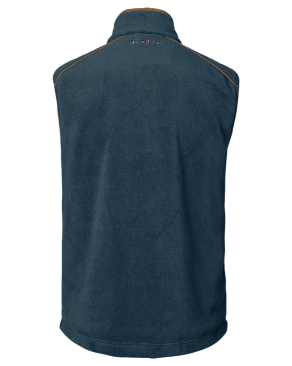 Blue Coloured Harkila Sandhem 200 Fleece Waistcoat on white background #colour_blue