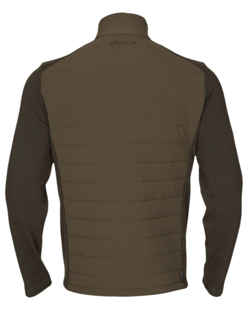Willow Green Coloured Harkila Sandhem Pro Insulated Cardigan on white background #colour_willow-green