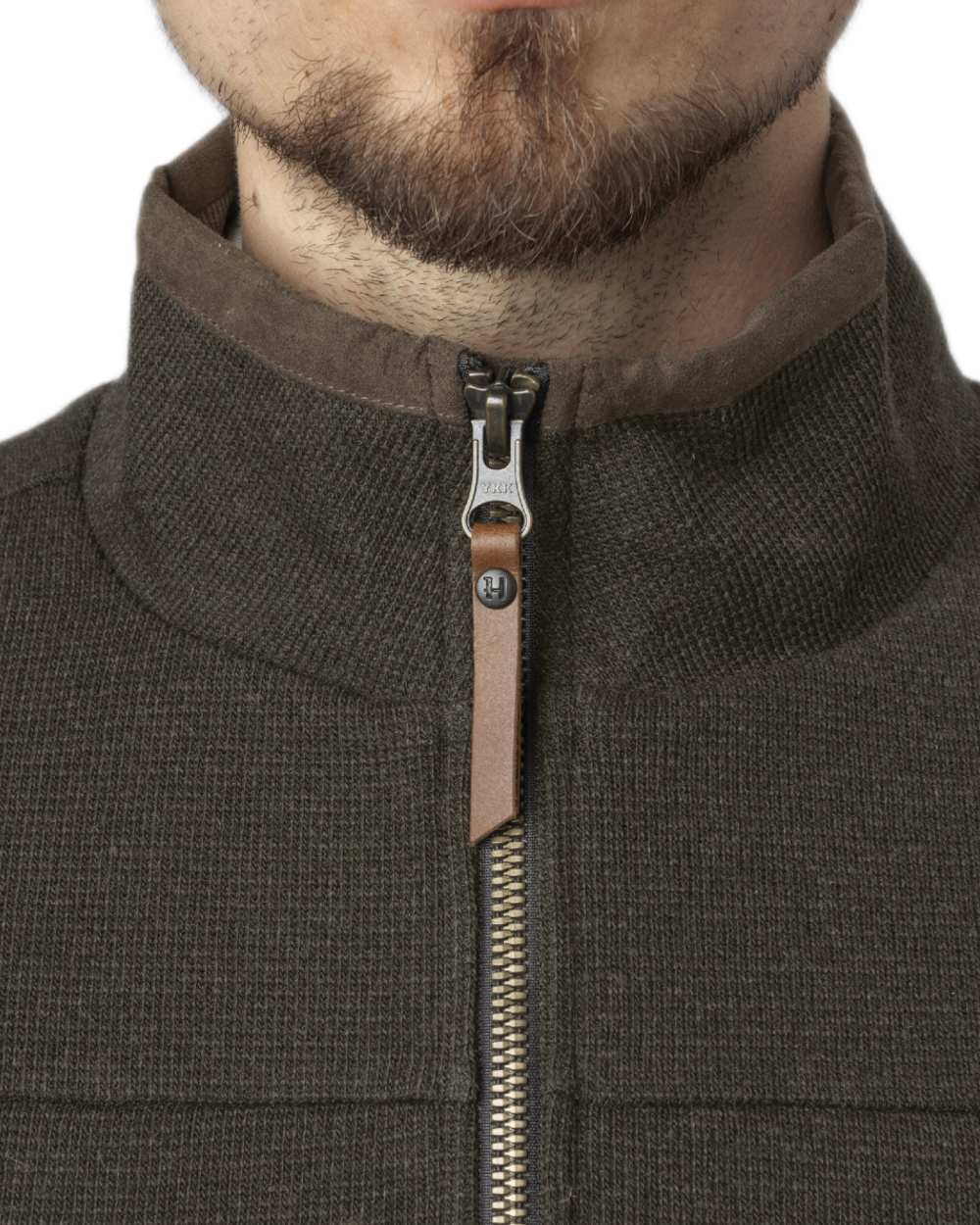 Willow Green Coloured Harkila Sandhem Pro Waistcoat on White background #colour_willow-green