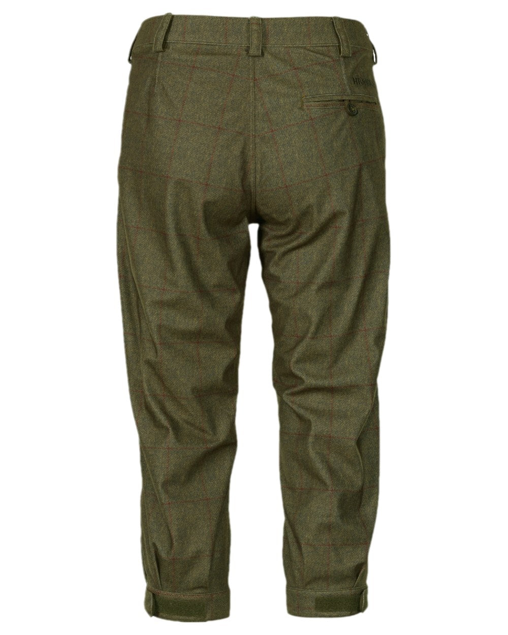 Willow Green Coloured Harkila Stornoway Shooting Ladies Breeks on white background #colour_willow-green