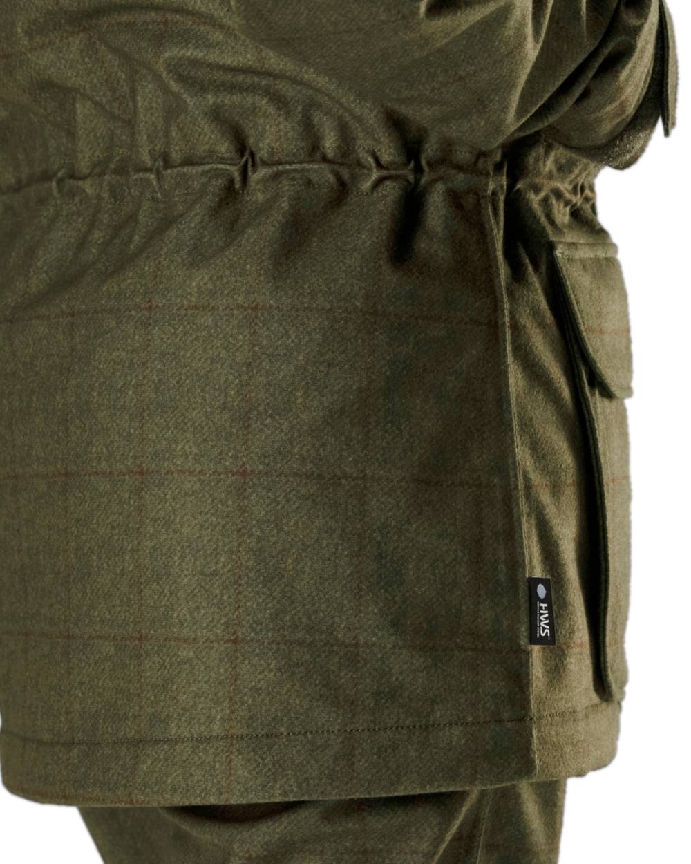 Willow Green Coloured Harkila Stornoway Shooting Lady Jacket on white background #colour_willow-green
