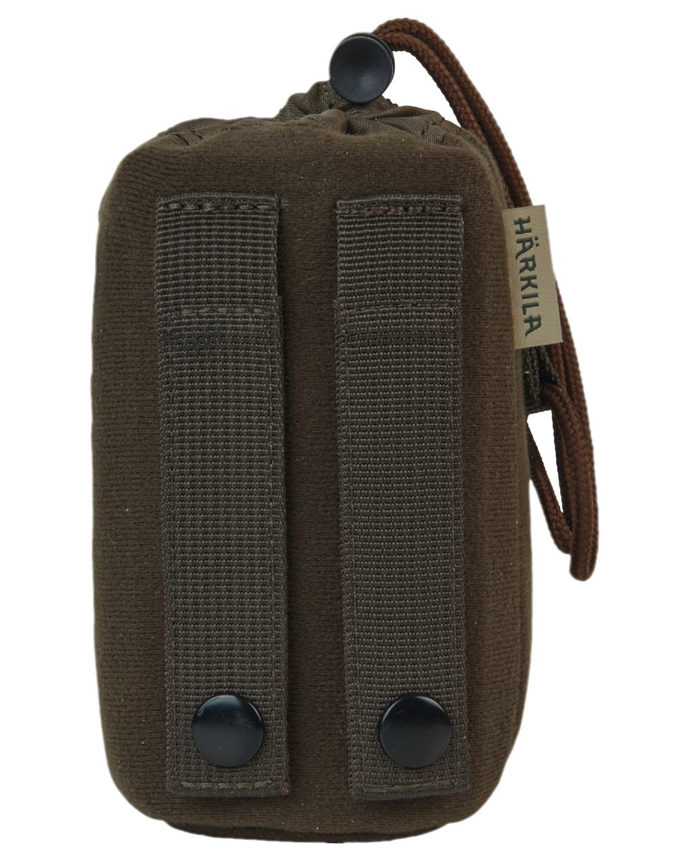 Dark Willow Green Coloured Harkila Thermal Spotter Pouch on white background #colour_dark-willow-green