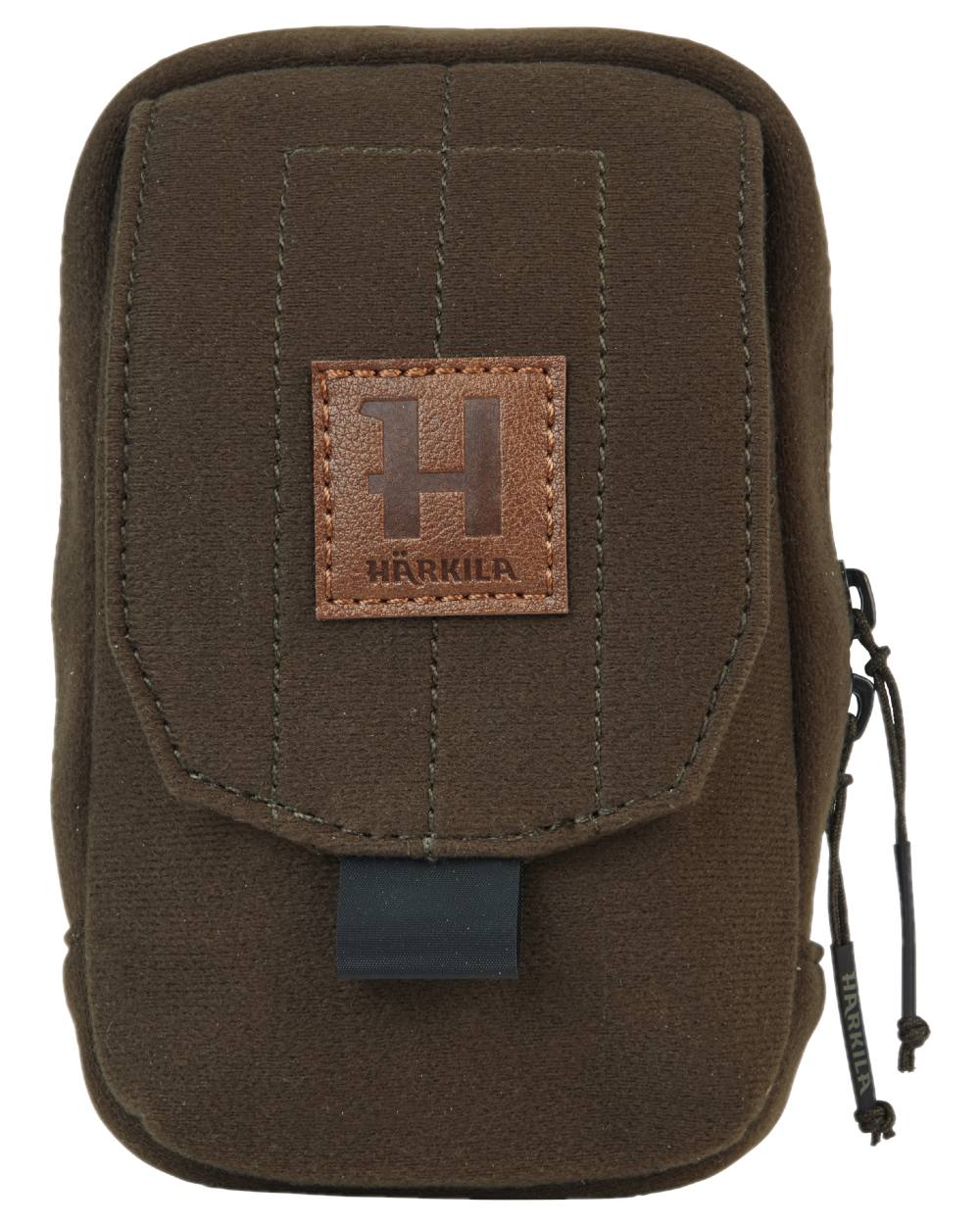 Dark Willow Green Coloured Harkila Utility Pouch on white background #colour_dark-willow-green