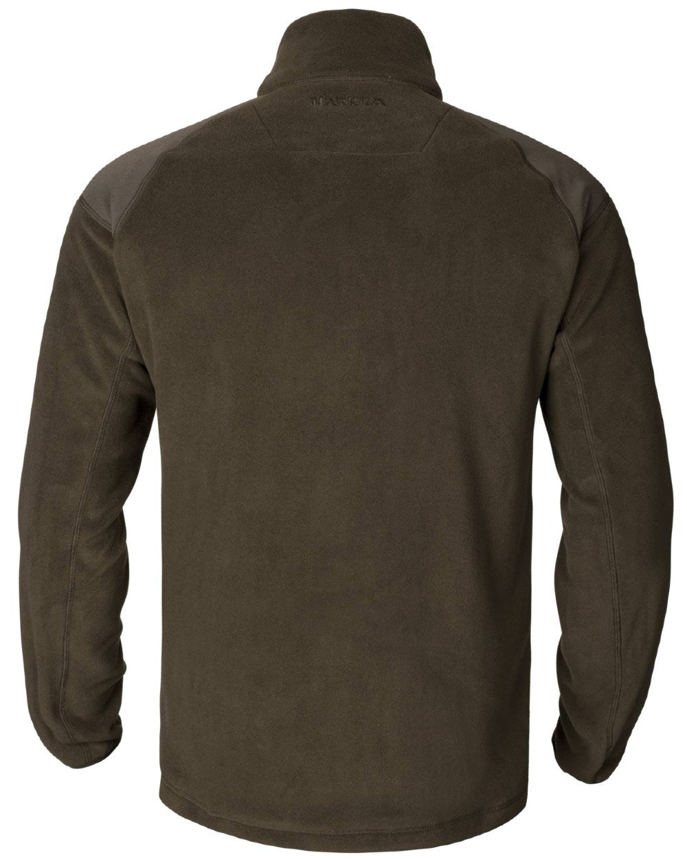 Shadow Brown Coloured Harkila Venjan 2.0 Fleece Jacket on white background #colour_shadow-brown