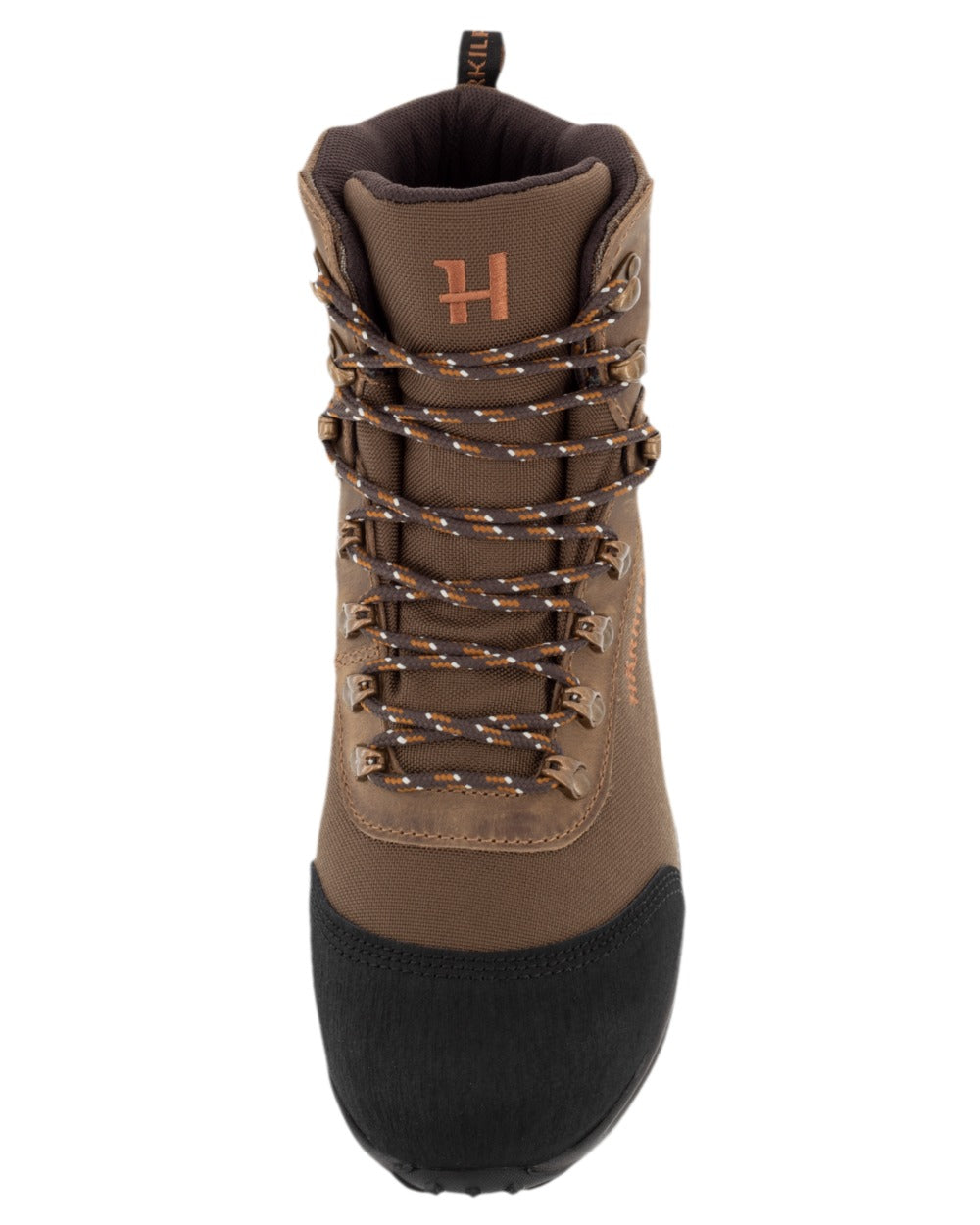 Mid Brown Coloured Harkila Wildwood GTX Waterproof Boots on white background #colour_mid-brown