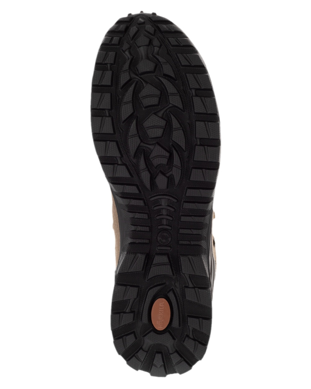 Mid Brown Coloured Harkila Wildwood GTX Waterproof Boots on white background #colour_mid-brown