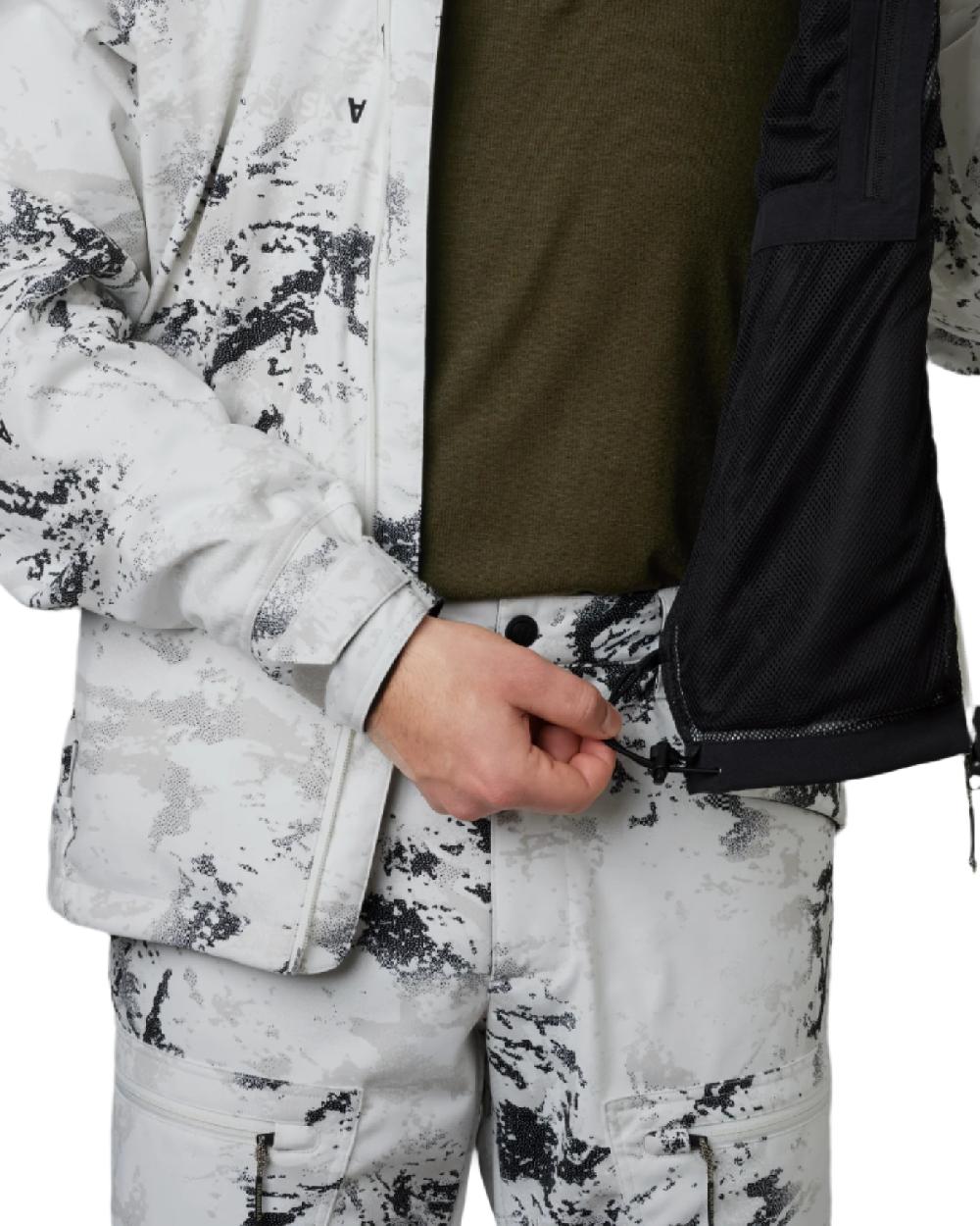 AXIS Snow Coloured Harkila Winter Active WSP Jacket on white background #colour_axis-snow