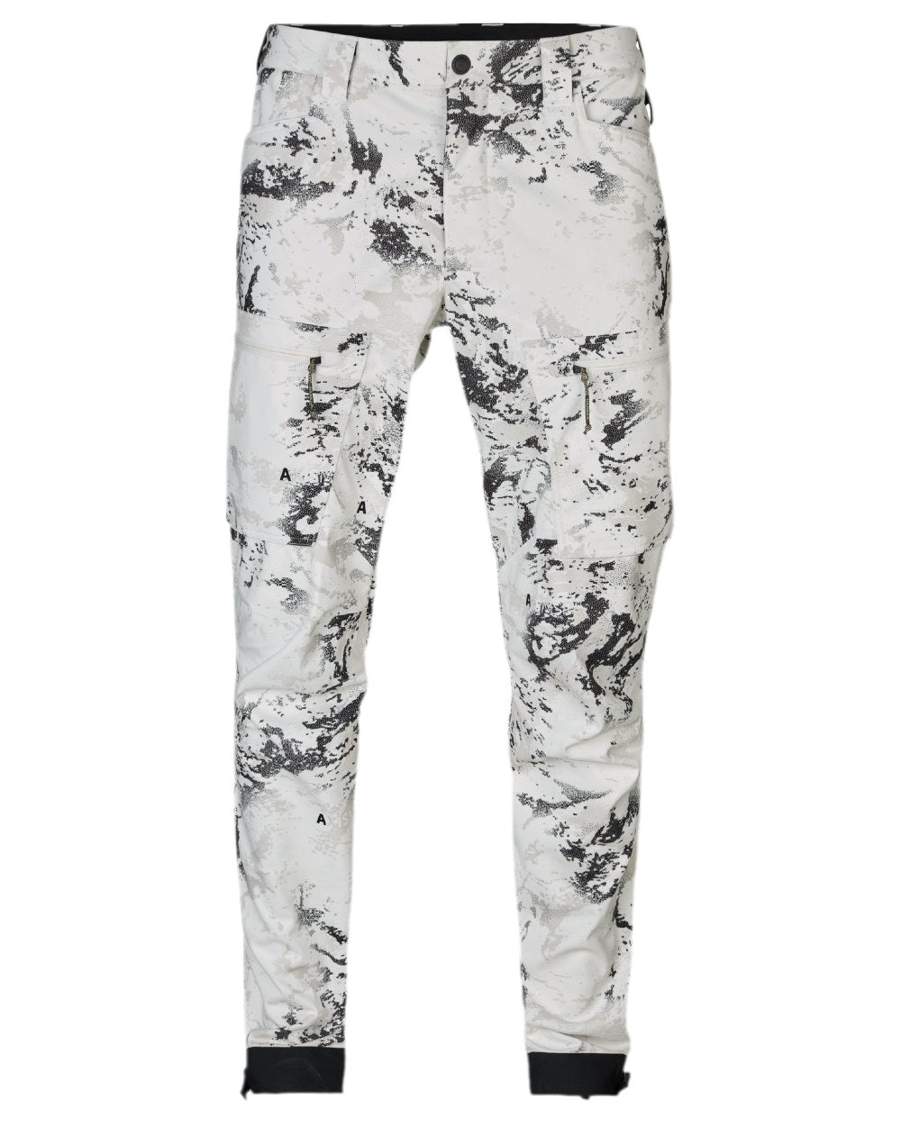 AXIS Snow Coloured Harkila Winter Active WSP Trousers on white background #colour_axis-snow