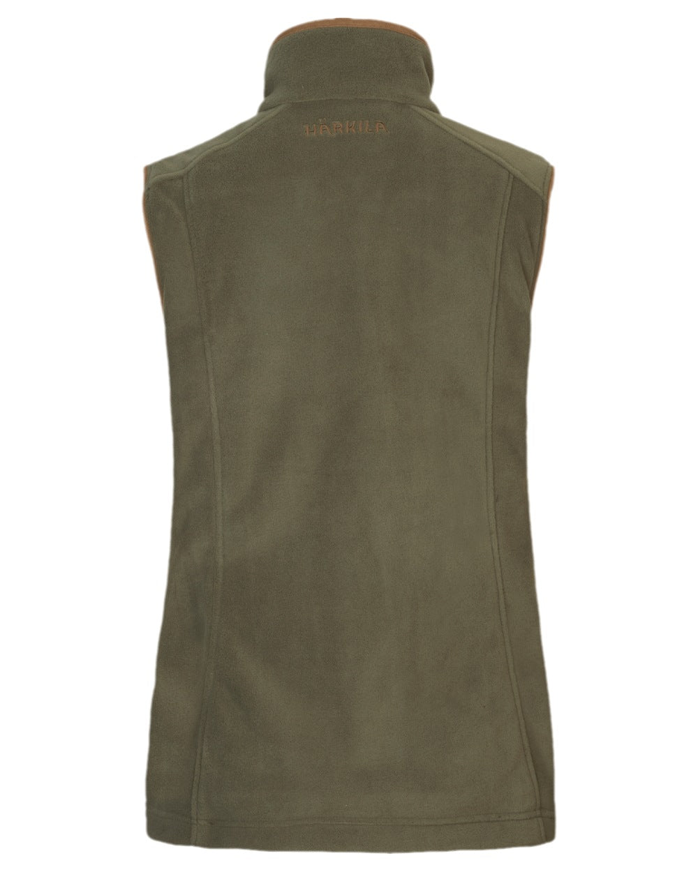 Grape Leaf Coloured Harkila Womens Sandhem 200 Fleece Waistcoat on white background #colour_grape-leaf