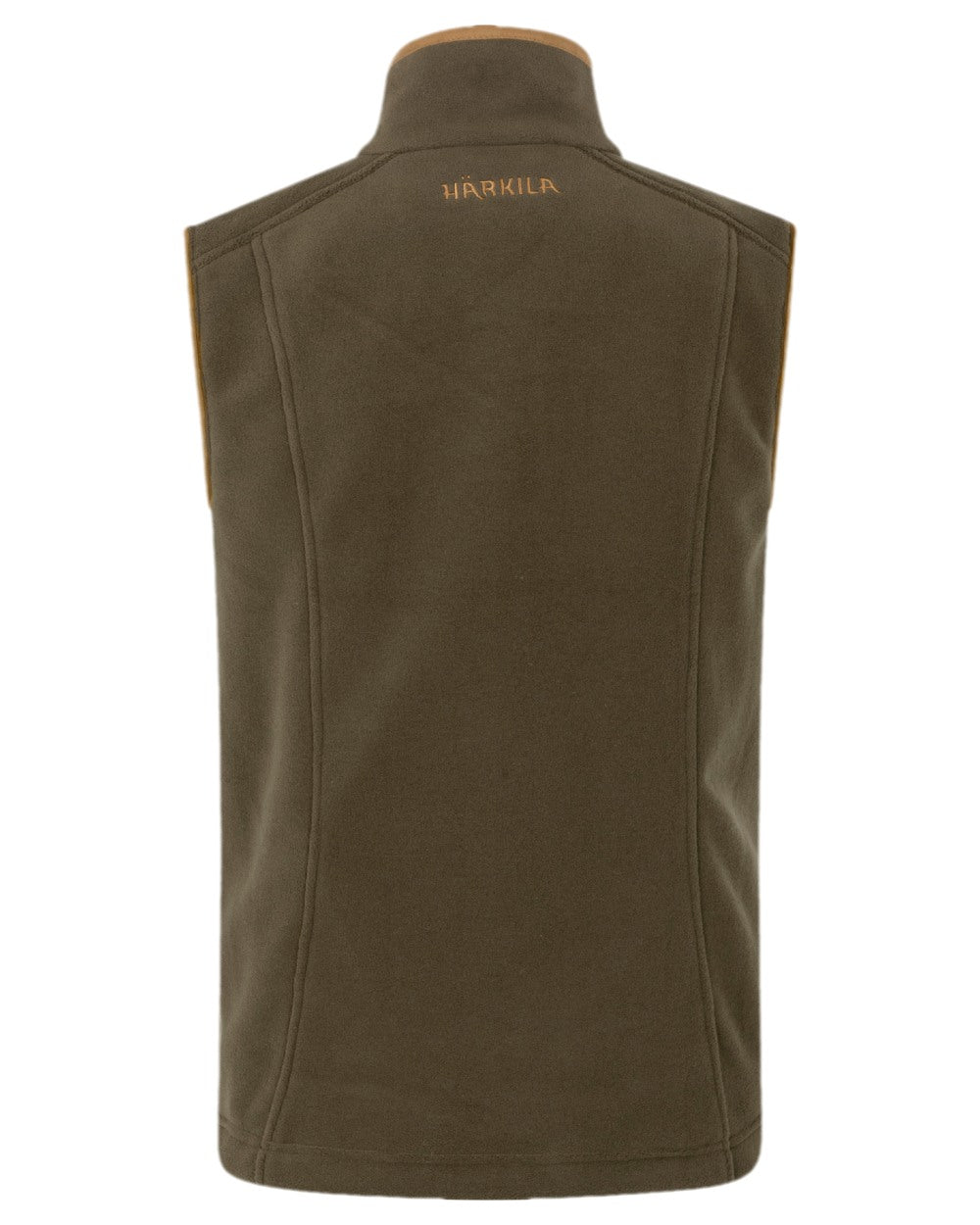 Willow Green Coloured Harkila Womens Sandhem 200 Fleece Waistcoat on white background #colour_willow-green