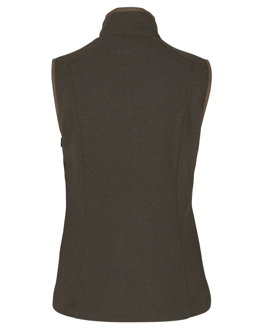 Willow Green Coloured Harkila Womens Sandhem Pro Waistcoat on white background #colour_willow-green