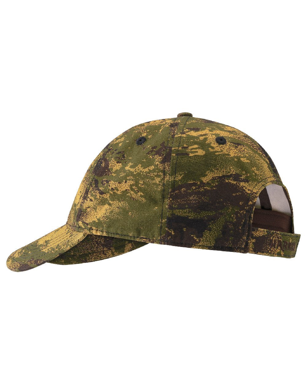 AXIS Forest coloured Harkila Modi Camo Cap on white background #colour_axis-forest