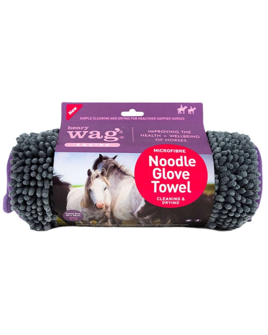 Henry Wag Equine Noodle Glove Towel on white background