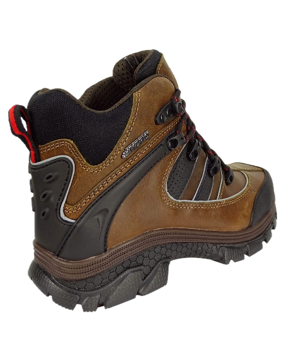Crazy Horse Brown Coloured Hoggs of Fife Apollo Safety Hiker Boots on white background #colour_crazy-horse-brown