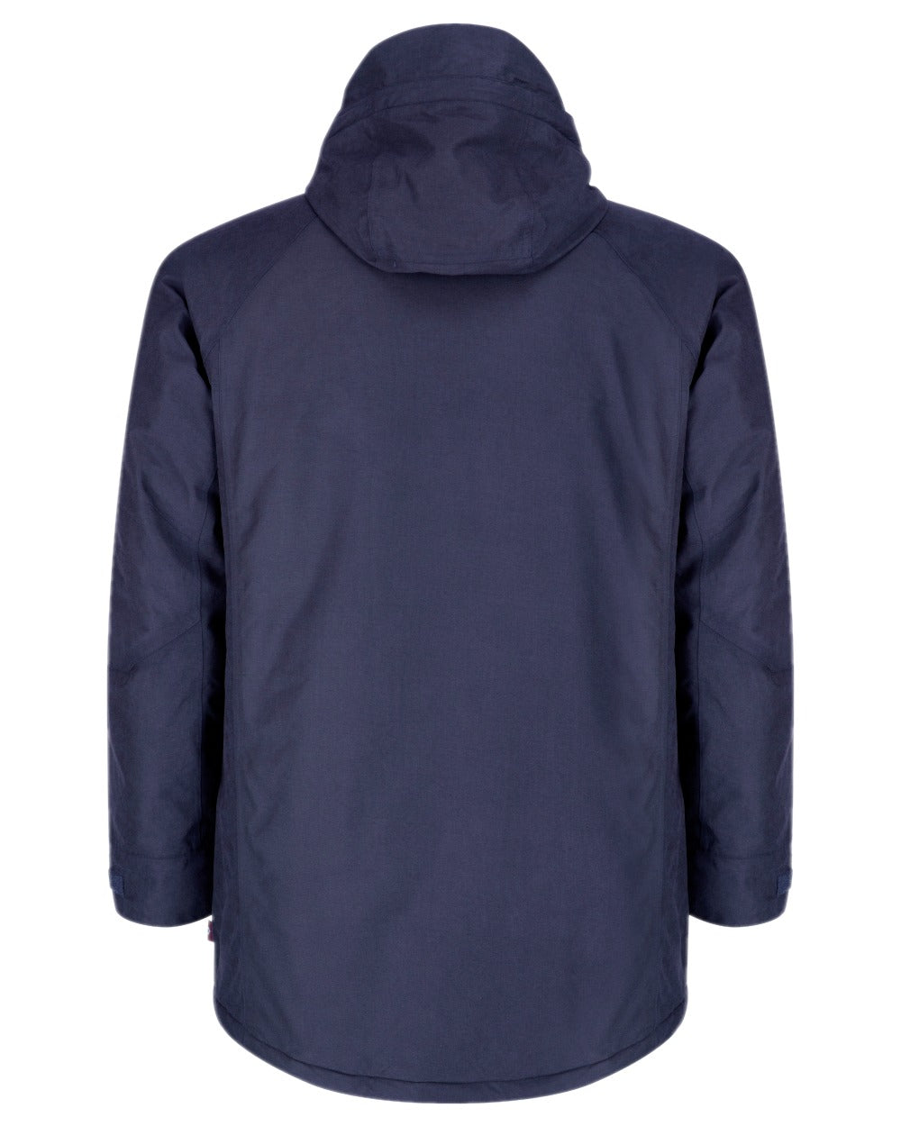 Navy Coloured Hoggs of Fife Argyll Waterproof Parka on white background #colour_navy