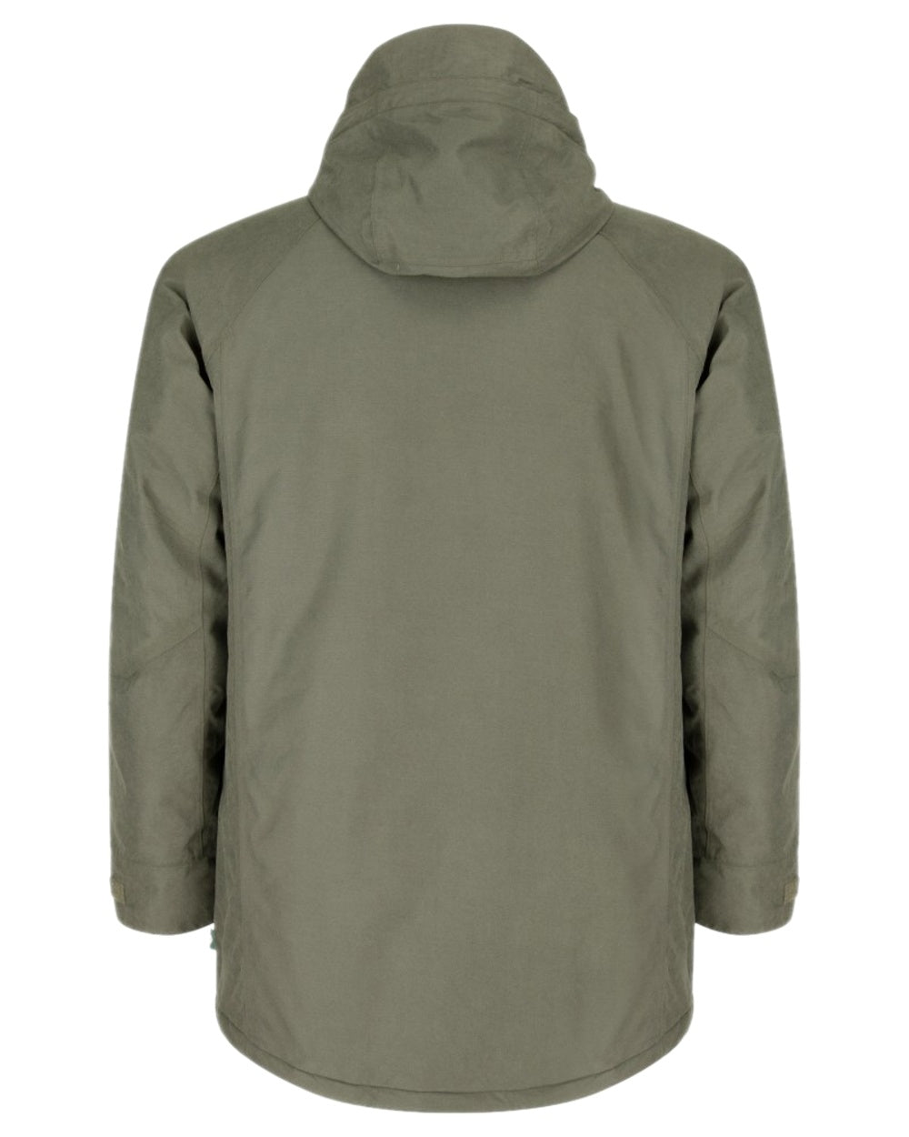 Olive Coloured Hoggs of Fife Argyll Waterproof Parka on white background #colour_olive
