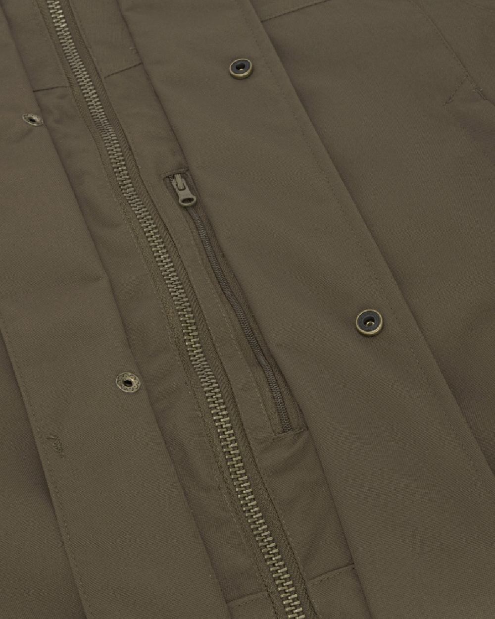 Green Coloured Hoggs of Fife Ballater Waterproof Field Jacket on white background #colour_green