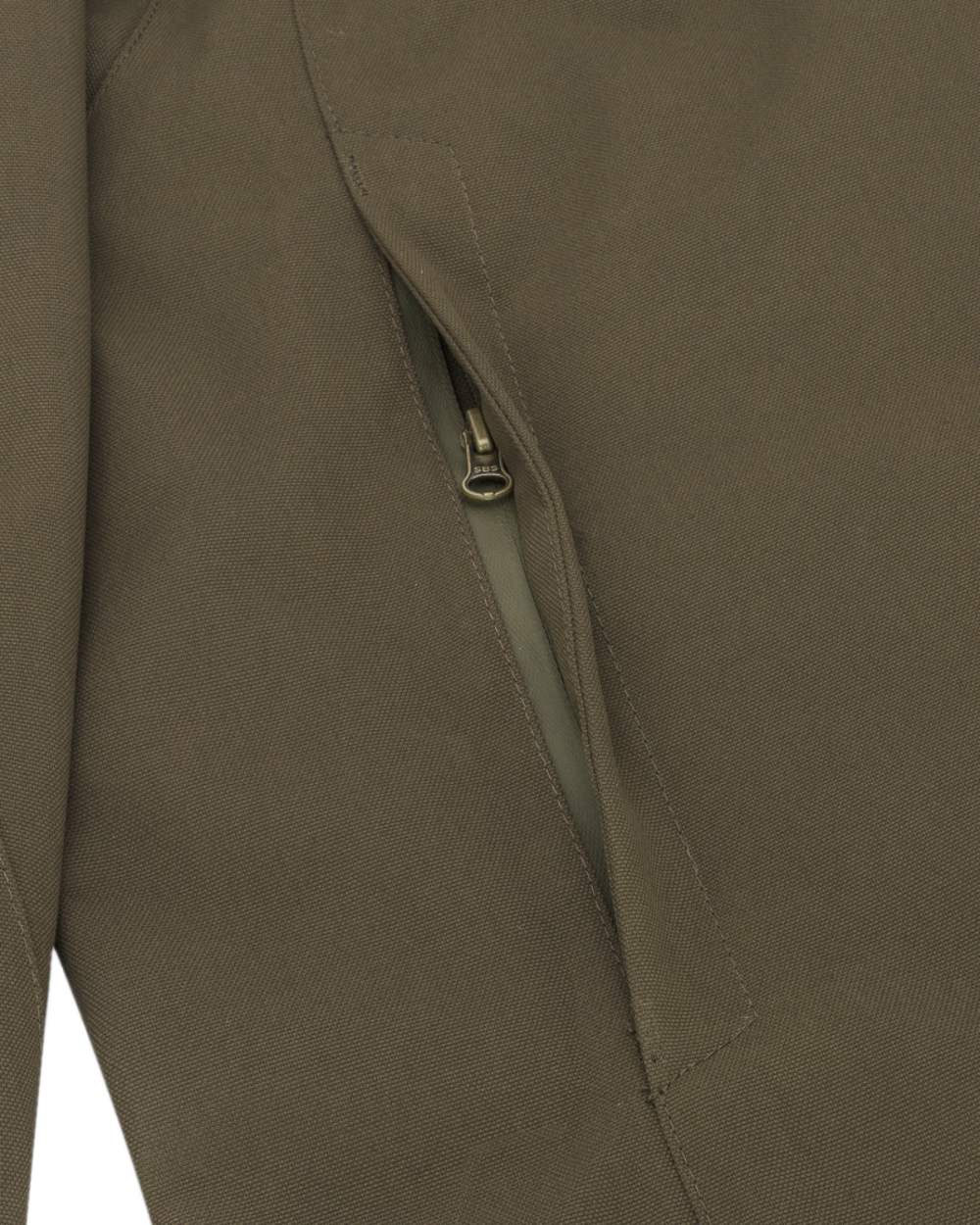 Green Coloured Hoggs of Fife Ballater Waterproof Field Jacket on white background #colour_green