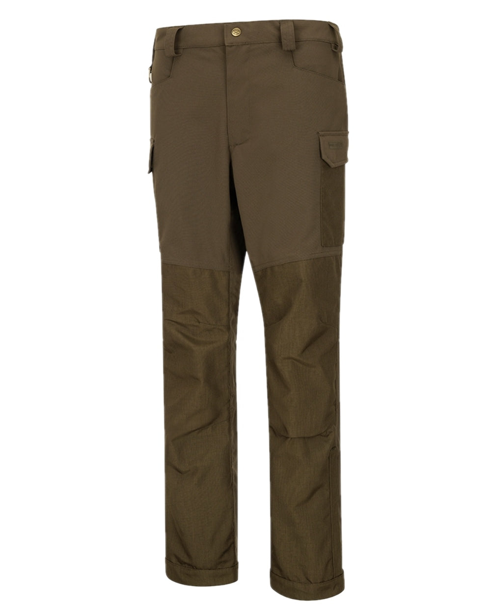 Green Coloured Hoggs of Fife Ballater Waterproof Field Trousers on white background #colour_green
