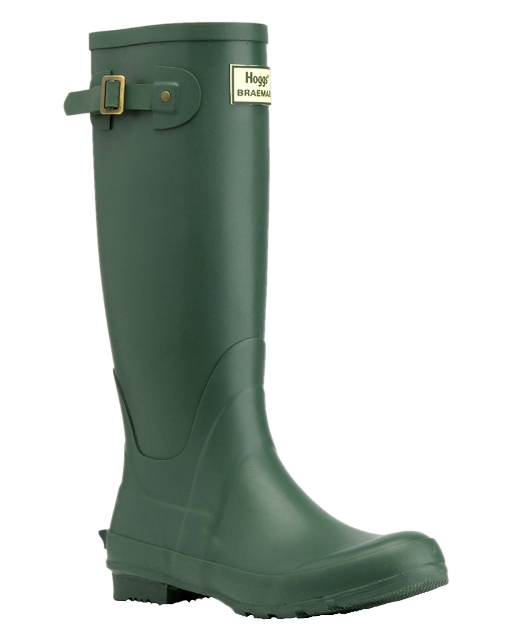 Green Coloured Hoggs of Fife Braemar Wellingtons on white background #colour_green