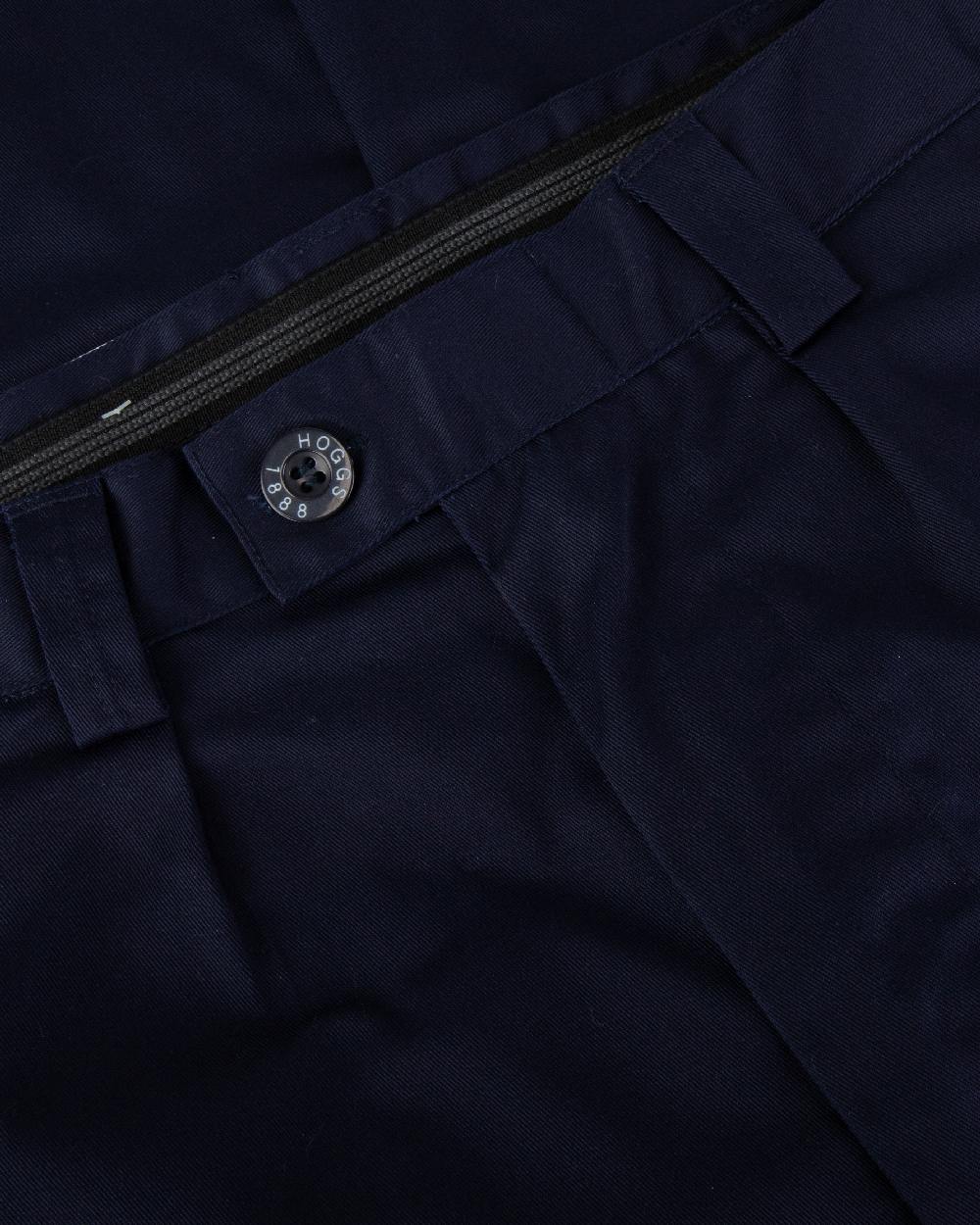 Navy Coloured Hoggs of Fife Bushwhacker Unlined Trousers on white background #colour_navy