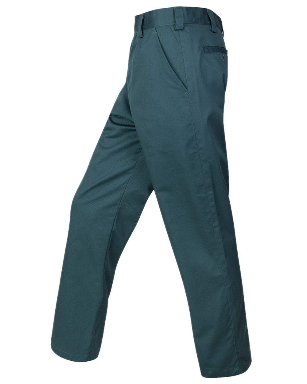 Spruce Coloured Hoggs of Fife Bushwhacker Unlined Trousers on white background #colour_spruce