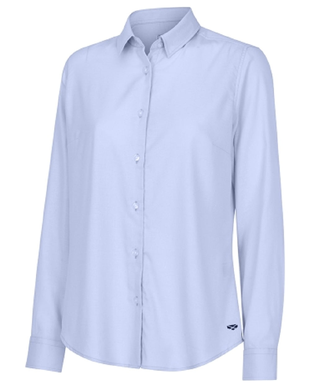 Blue Coloured Hoggs of Fife Callie Twill Ladies Check Shirt on white background #colour_blue
