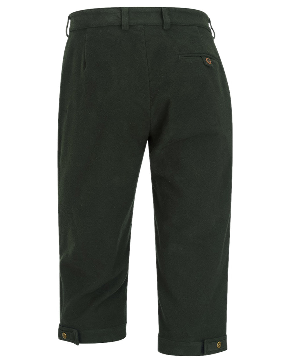 Olive Coloured Hoggs of Fife Carrick Moleskin Breeks on white background #colour_olive