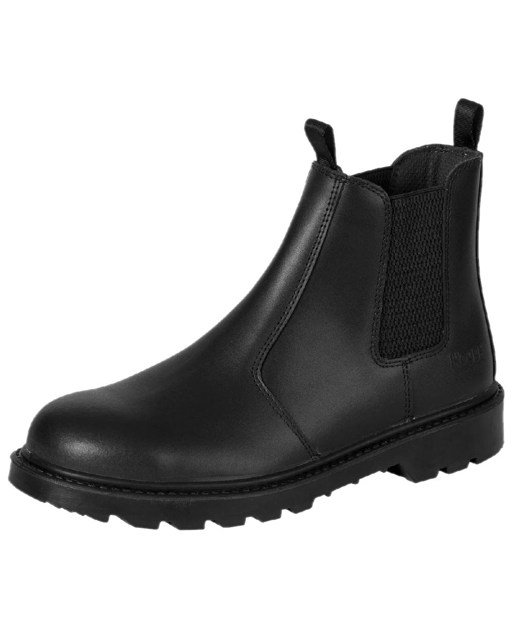 Black Coloured Hoggs of Fife Classic Safety Dealer Boot on white background #colour_black