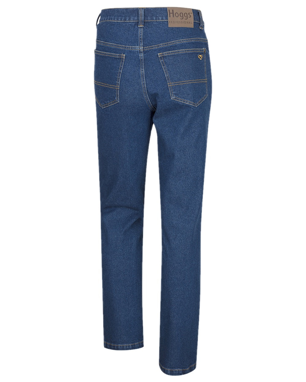 Stonewash Coloured Hoggs of Fife Clyde Comfort Denim Jeans on white background #colour_stonewash