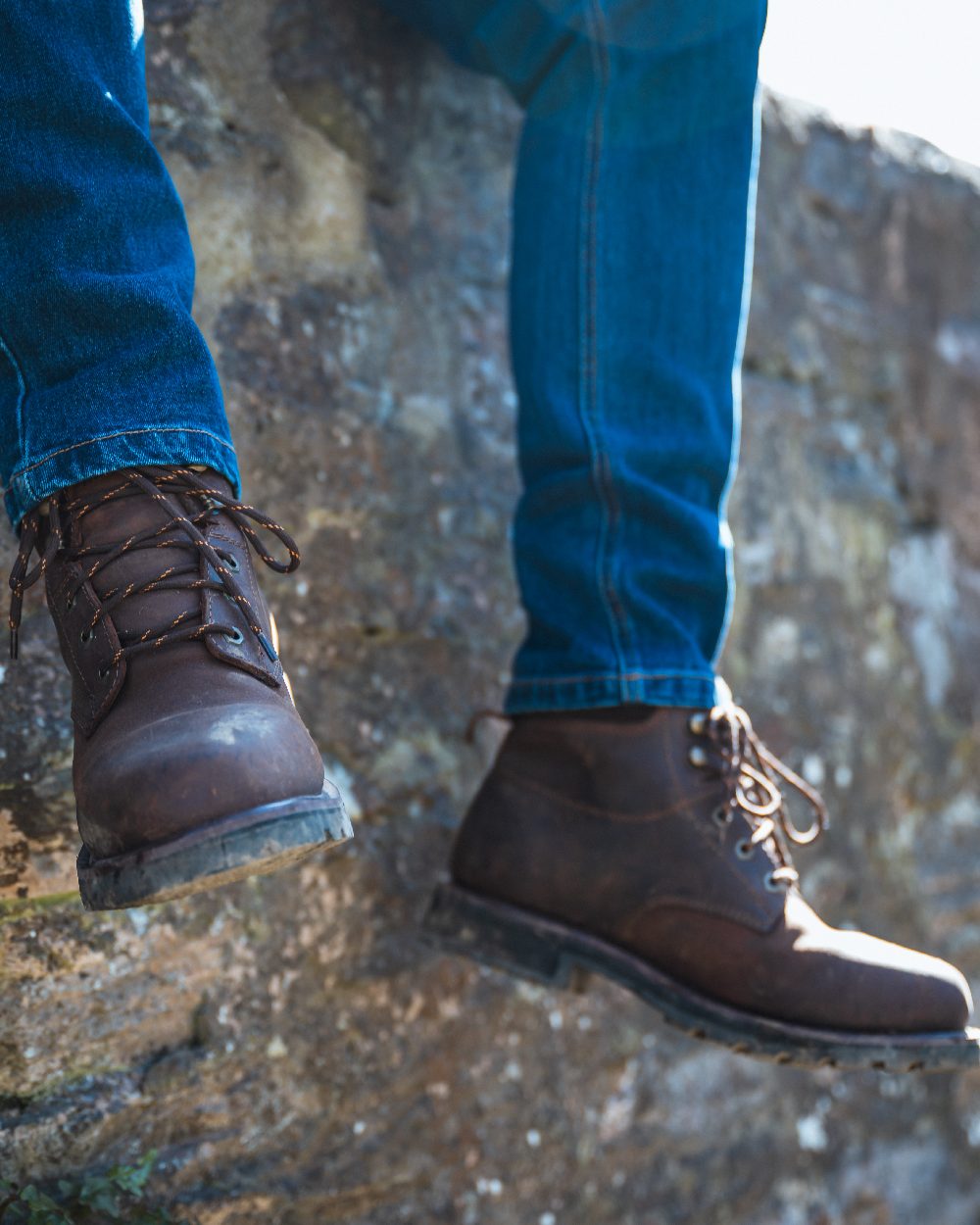 Crazy Horse Brown Coloured Hoggs of Fife Cronos Pro Boot on white background #colour_crazy-horse-brown