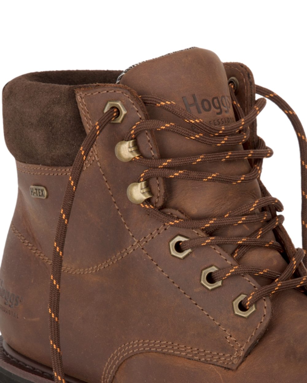 Crazy Horse Brown Coloured Hoggs of Fife Cronos Pro Boot on white background #colour_crazy-horse-brown