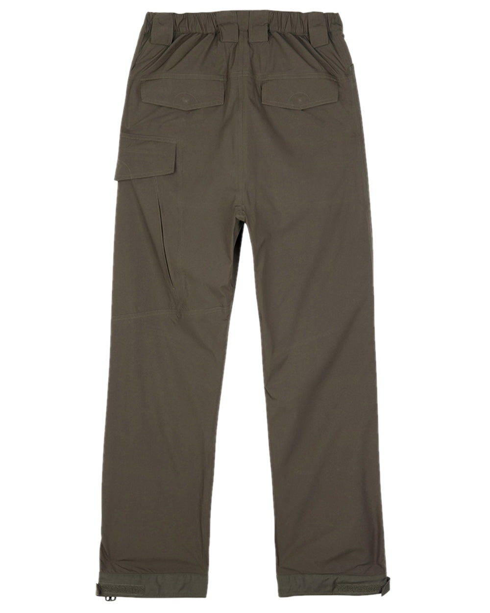 Fen Green Coloured Hoggs of Fife Culloden Waterproof Trousers on white background #colour_fen-green