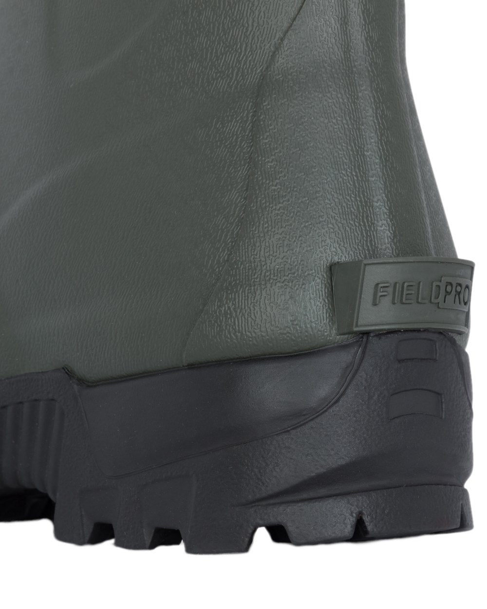 Field Green Coloured Hoggs of Fife Field Sport Neoprene Lined Wellingtons on white background #colour_field-green