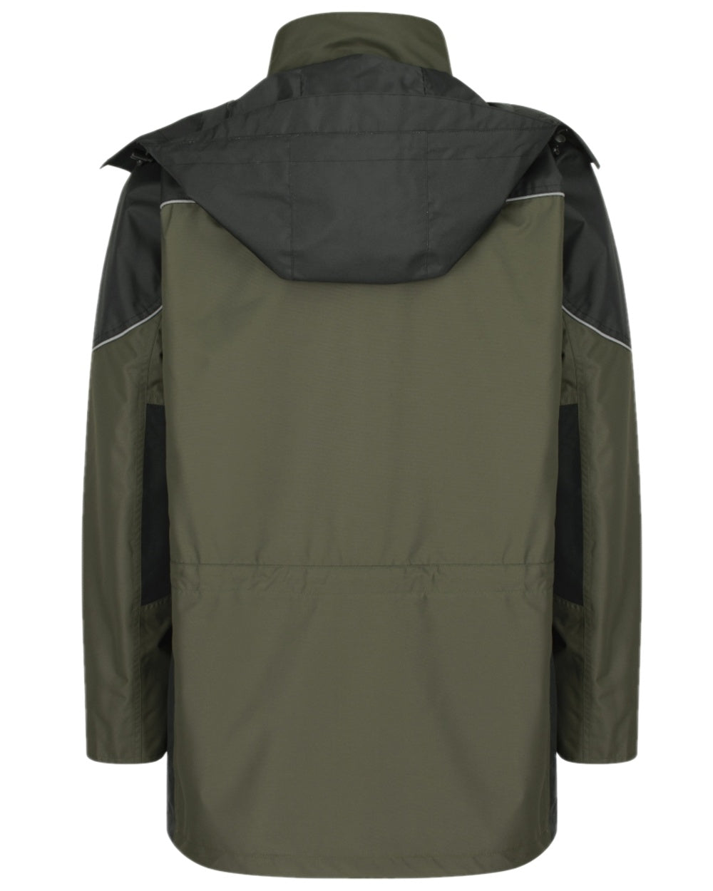 Green Coloured Hoggs of Fife Field Tech Waterproof Jacket on white background #colour_green