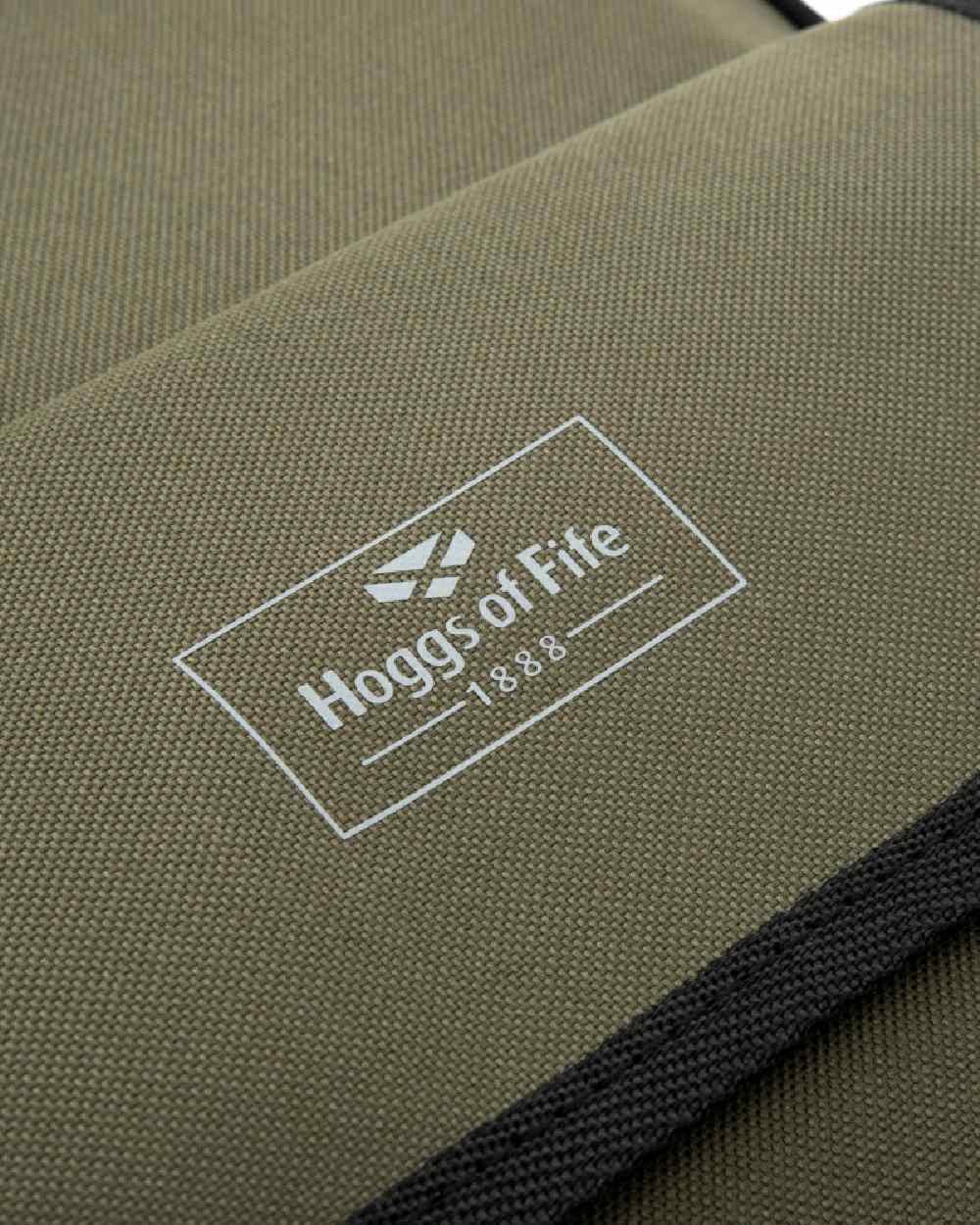 Green Black Coloured Hoggs of Fife Field & Trek Boot Bag on white background #colour_green-black