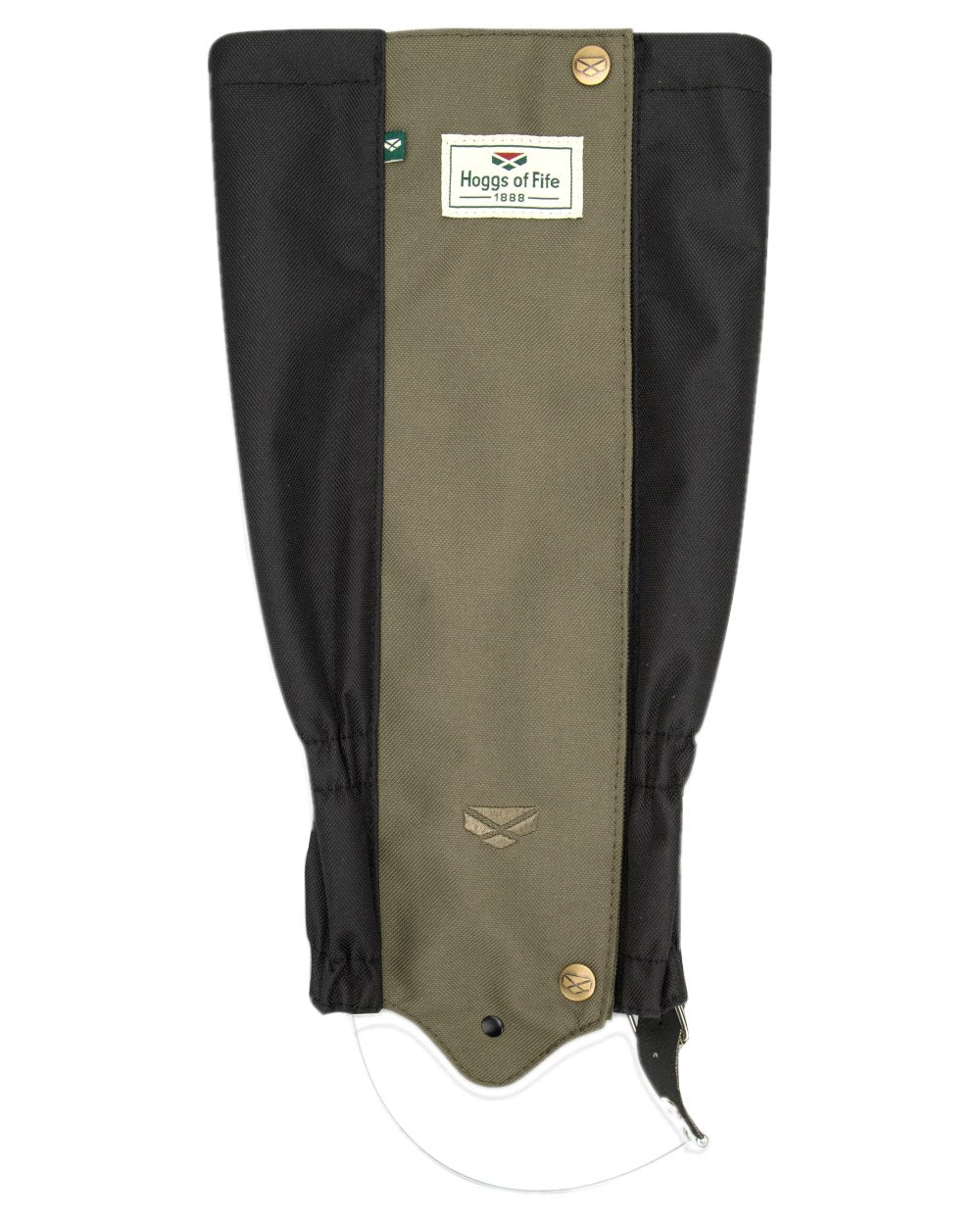 Green Black Coloured Hoggs of Fife Field & Trek Gaiters on white background #colour_green-black