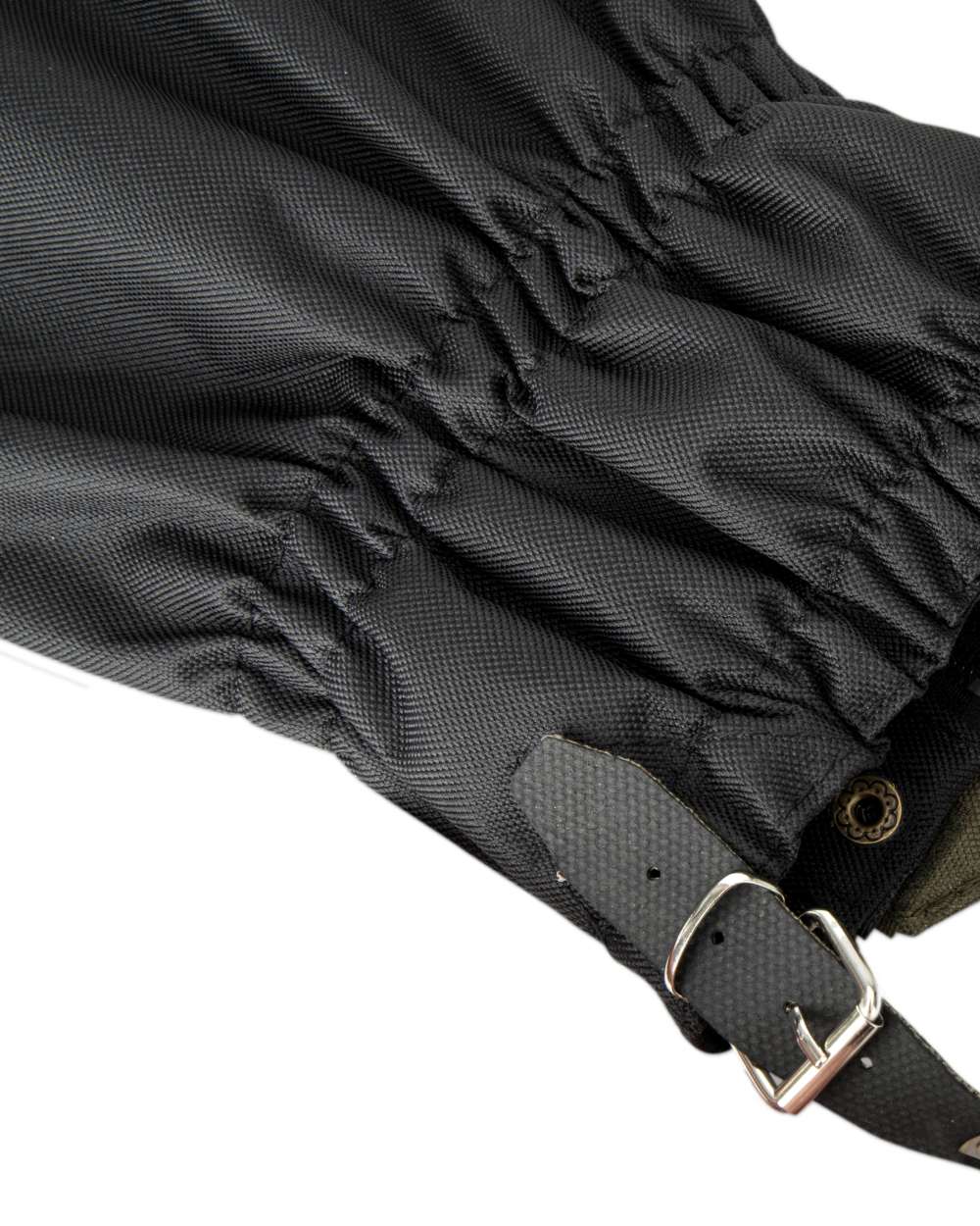 Green Black Coloured Hoggs of Fife Field & Trek Gaiters on white background #colour_green-black