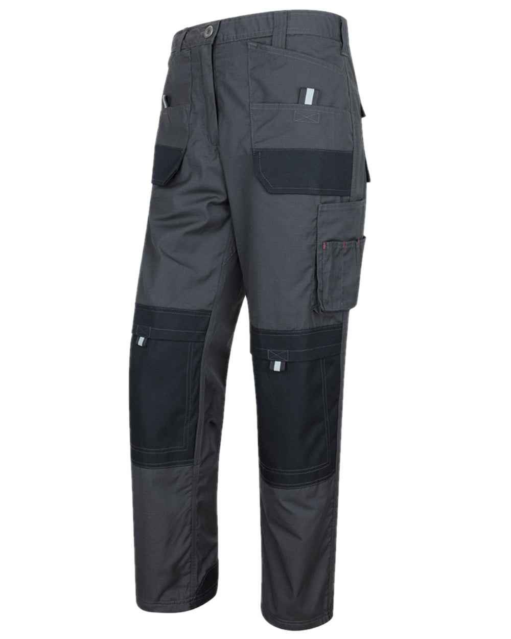 Charcoal Black Coloured Hoggs of Fife Granite II Utility Thermal Trousers on white background #colour_charcoal-black