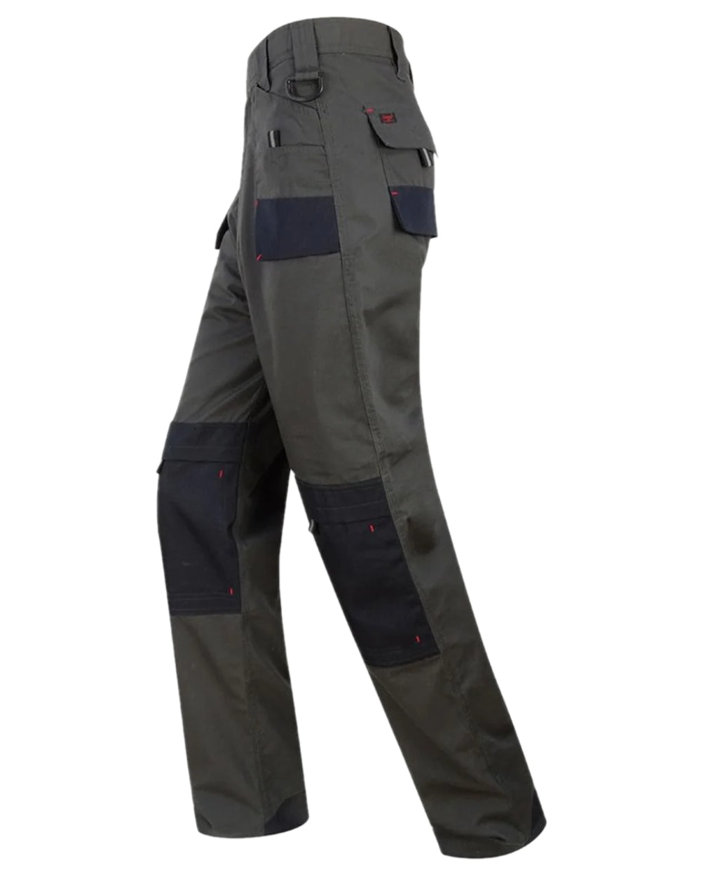 Charcoal Black Coloured Hoggs of Fife Granite II Utility Thermal Trousers on white background #colour_charcoal-black