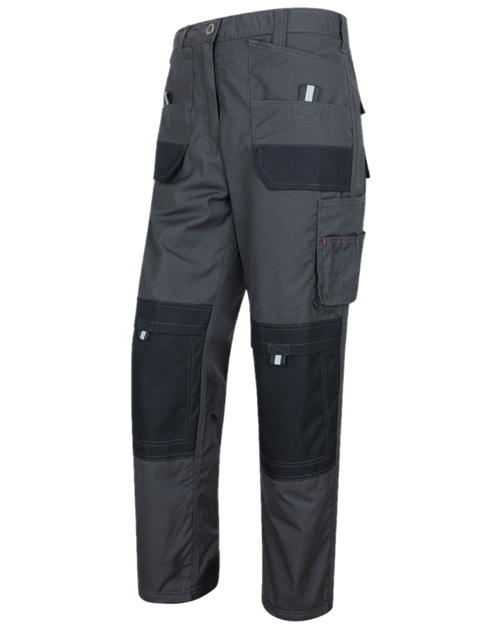 Charcoal Black Coloured Hoggs of Fife Granite II Utility Unlined Trousers on white background #colour_charcoal-black