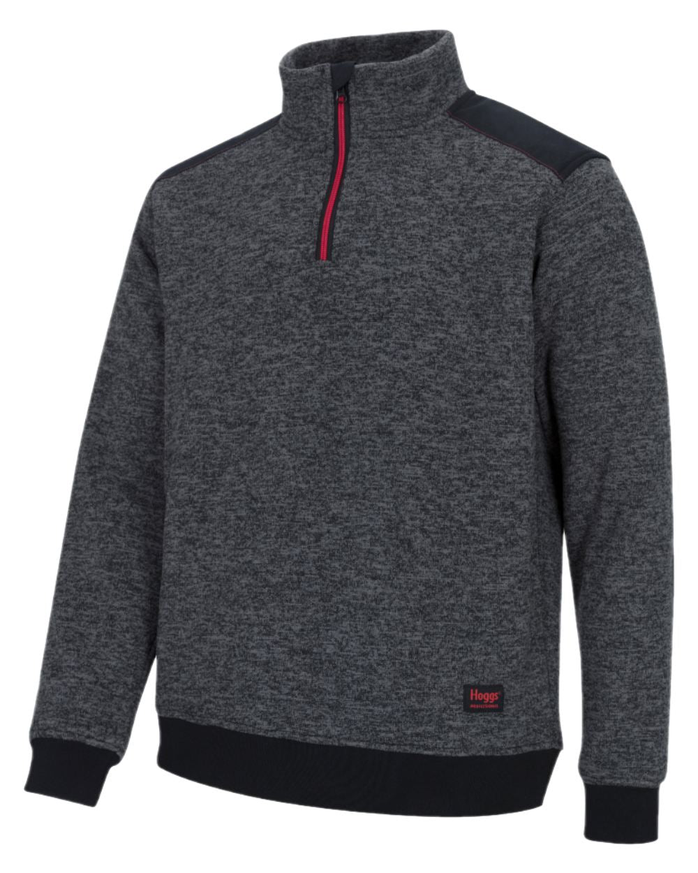 Charcoal Coloured Hoggs of Fife Granite Sweatshirt on white background #colour_charcoal